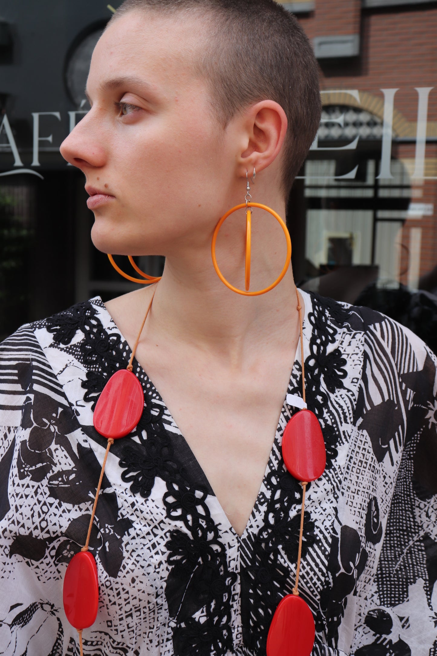 Red Statement Necklace