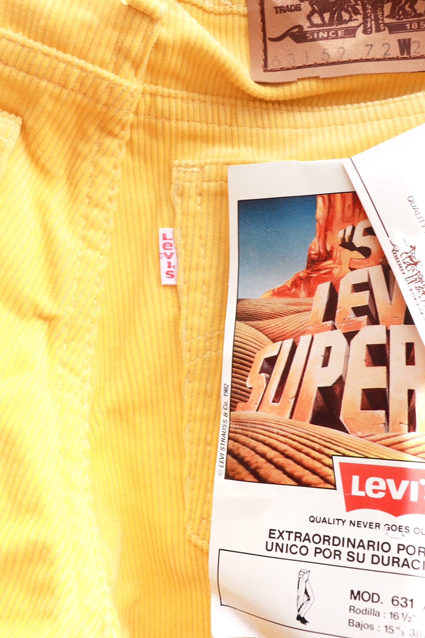 80s Levi’s ribcord - never worn or washed!