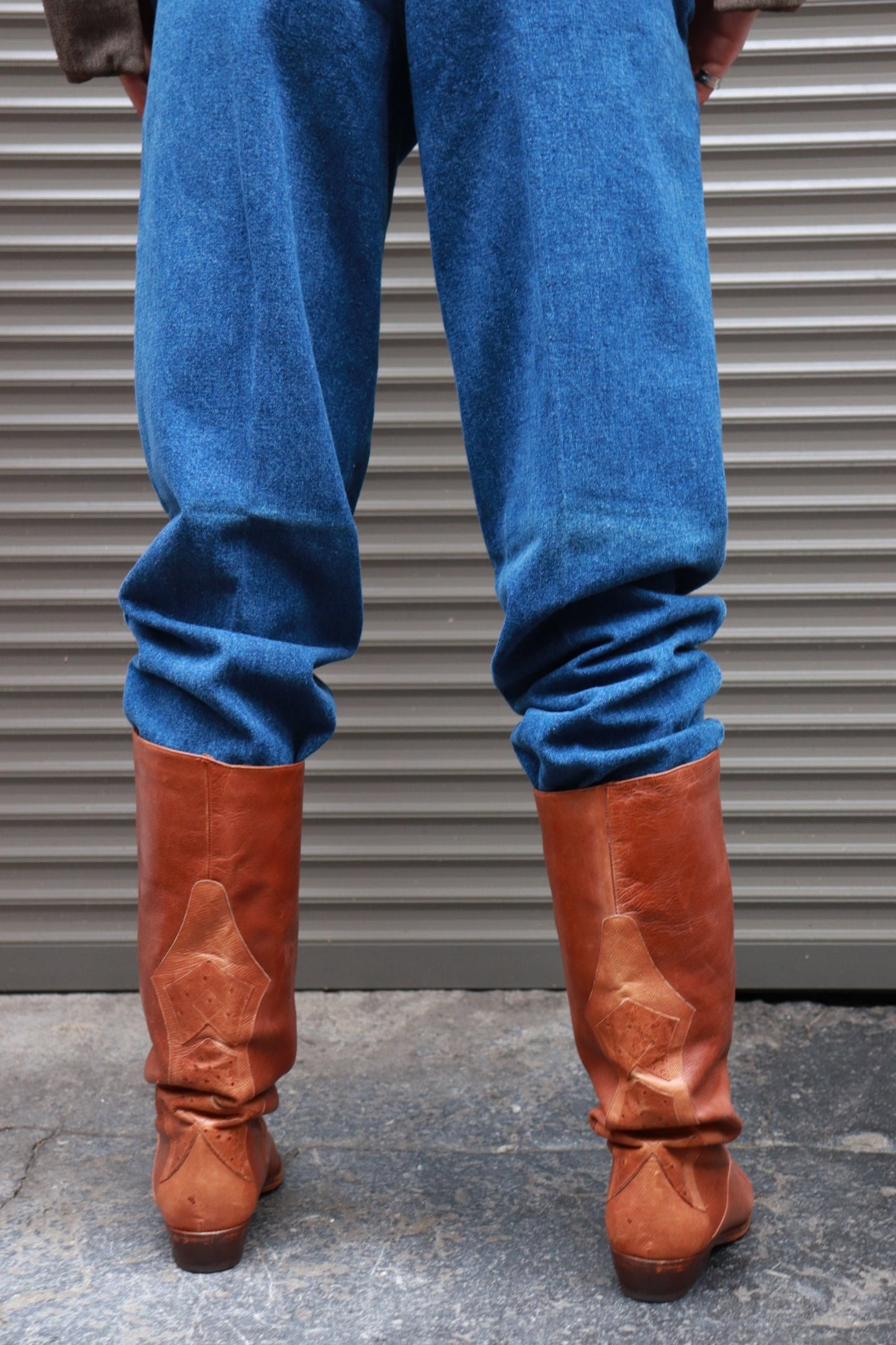 Vintage leather boots