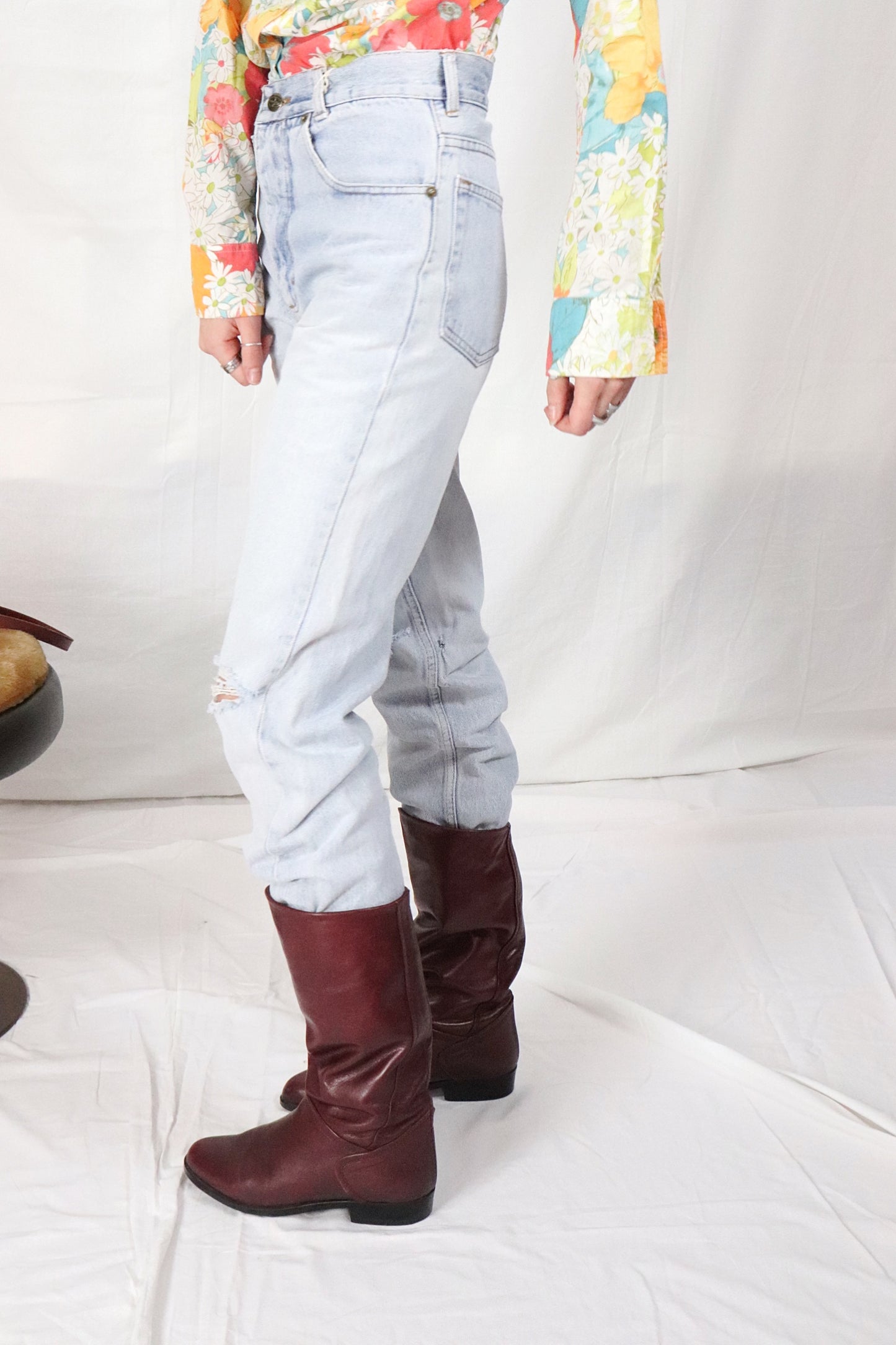 Vintage Trussardi distressed jeans