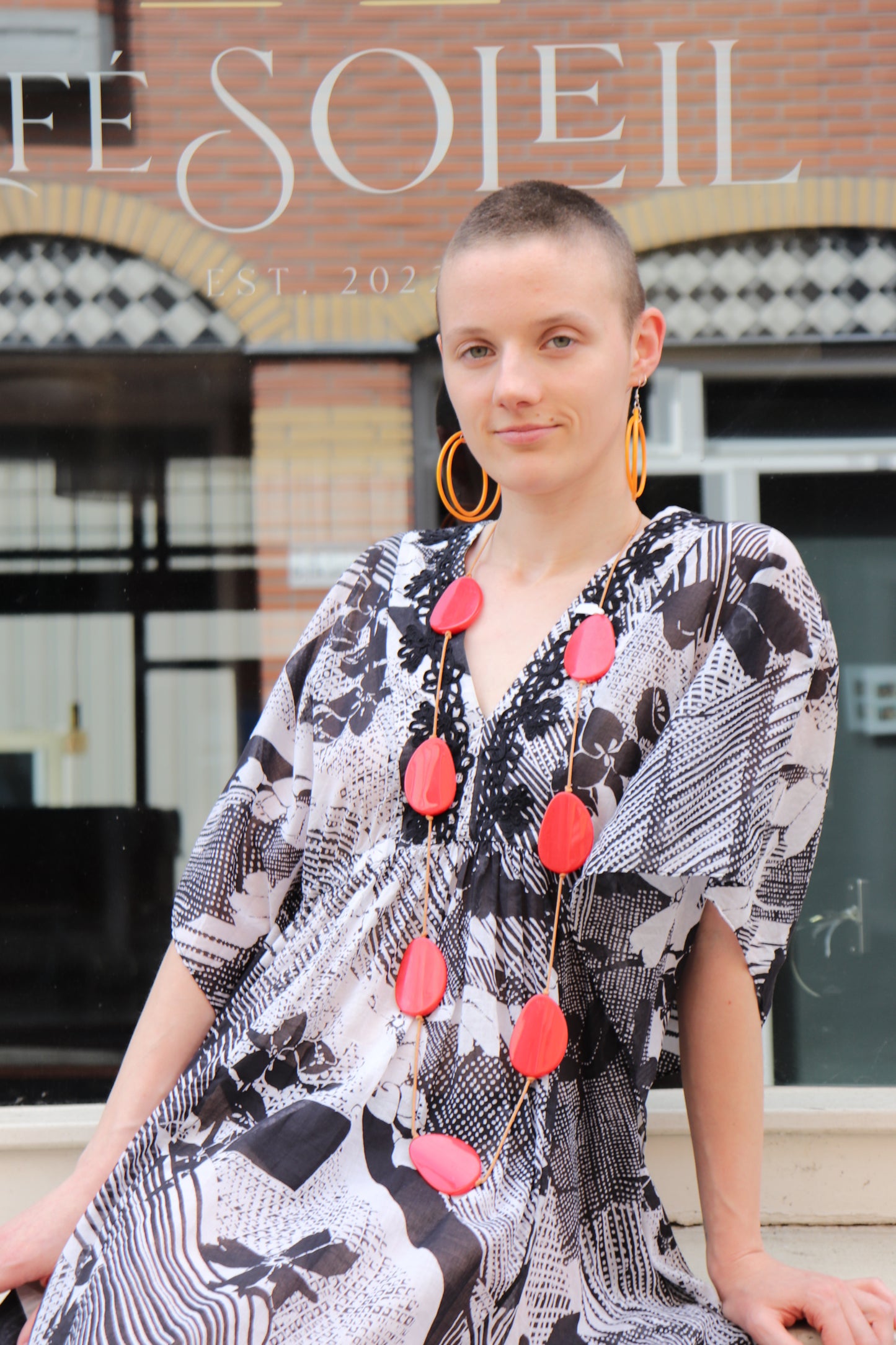Red Statement Necklace