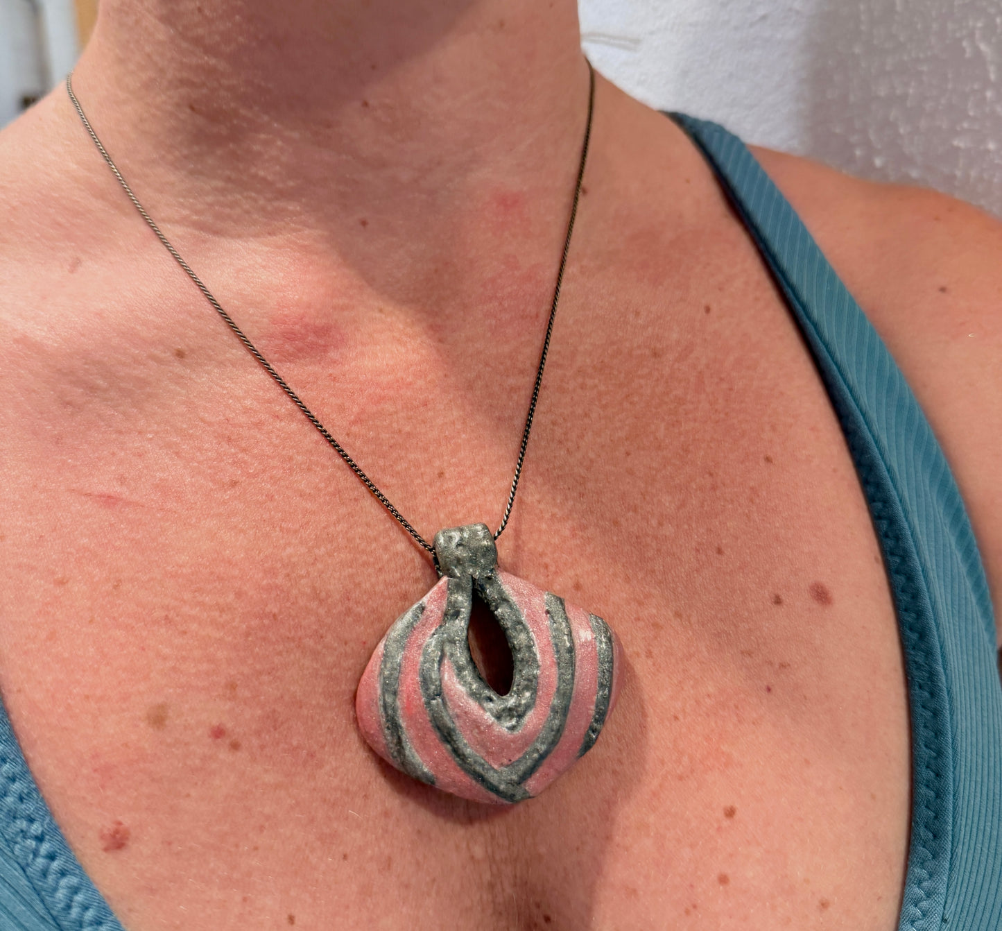 Vintage ketting met amulet