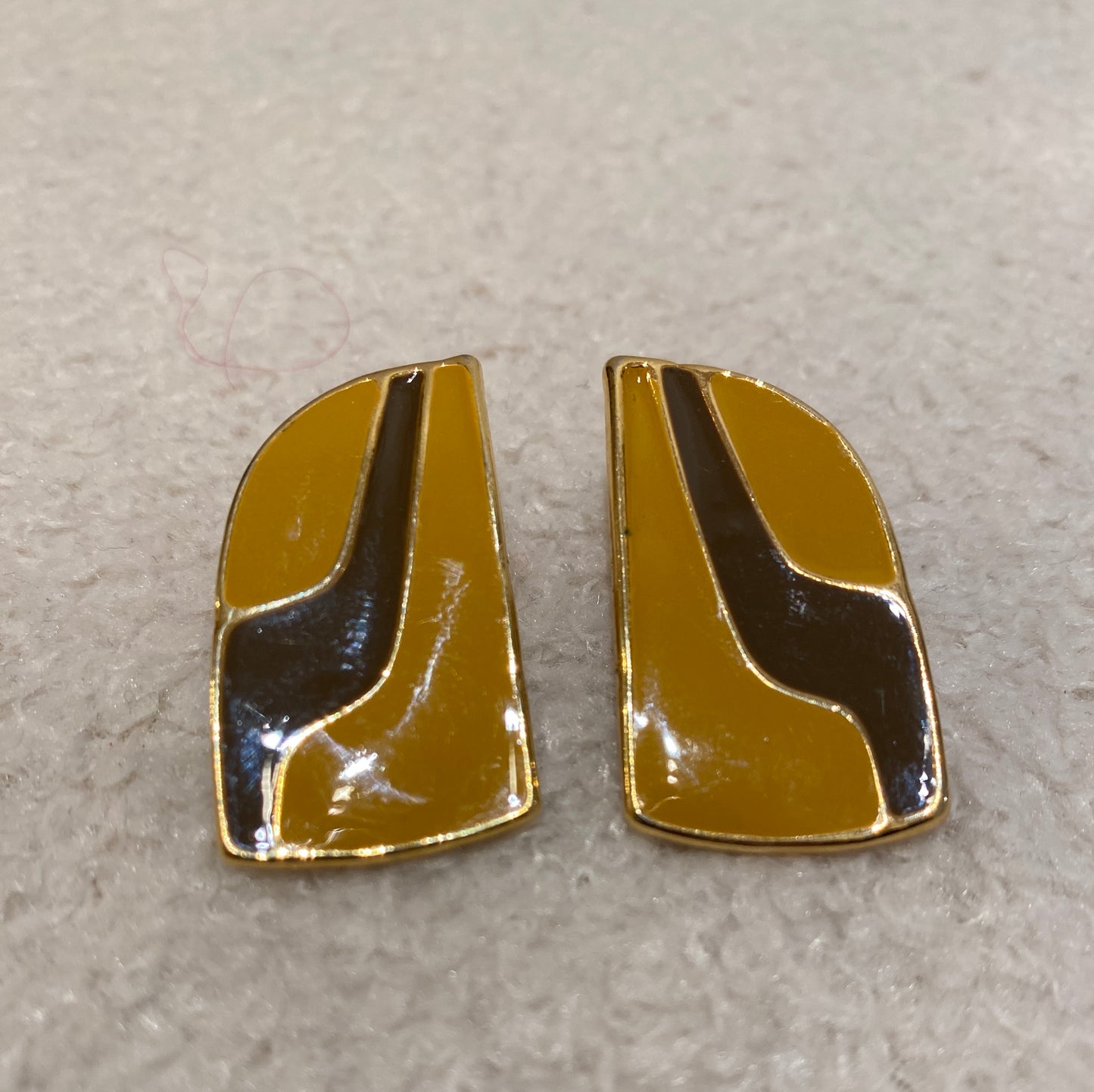 Vintage clip oorbellen