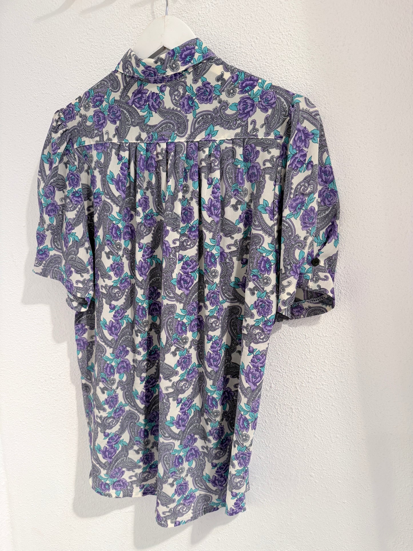 Vintage blouse | Paisley | Maat XL
