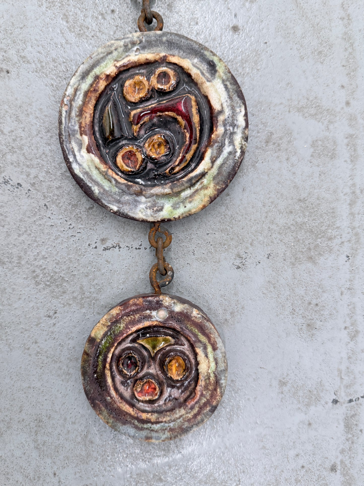 Vintage keramieken wandhanger