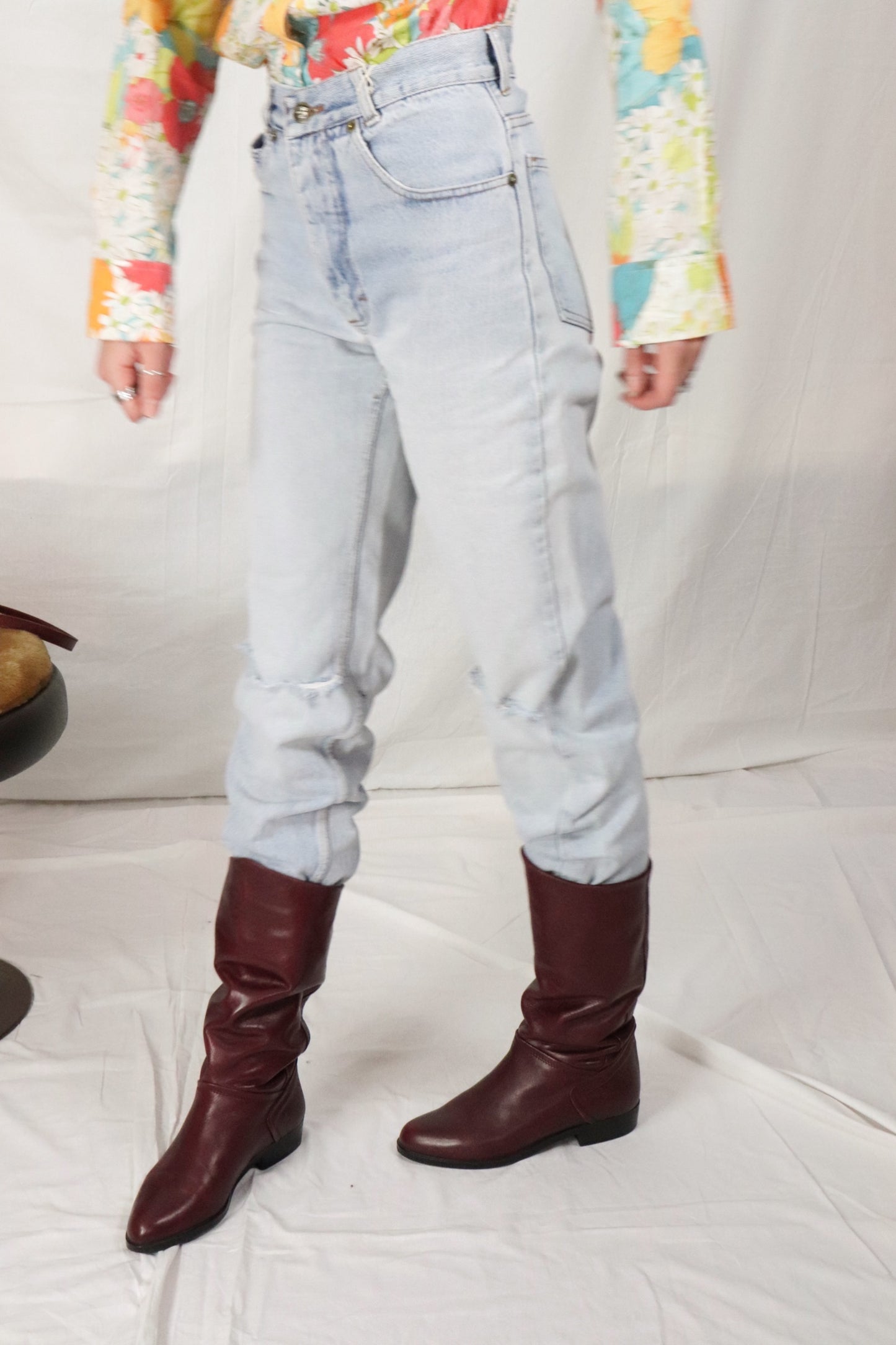 Vintage Trussardi distressed jeans