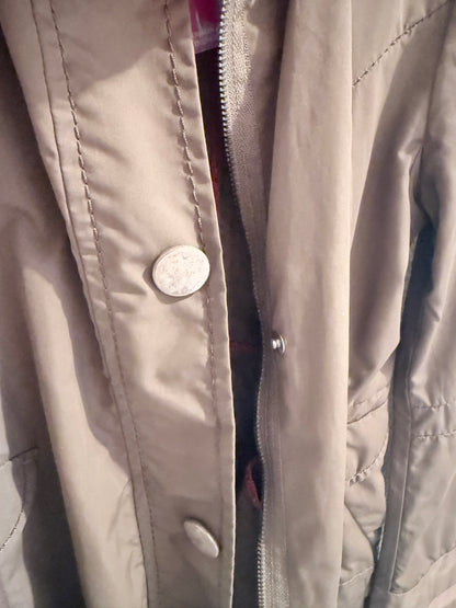 Vintage Girbaud Jas | Taupe | Maat 40 (valt als 36)