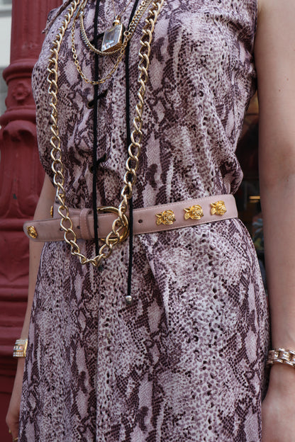 Animal print dress