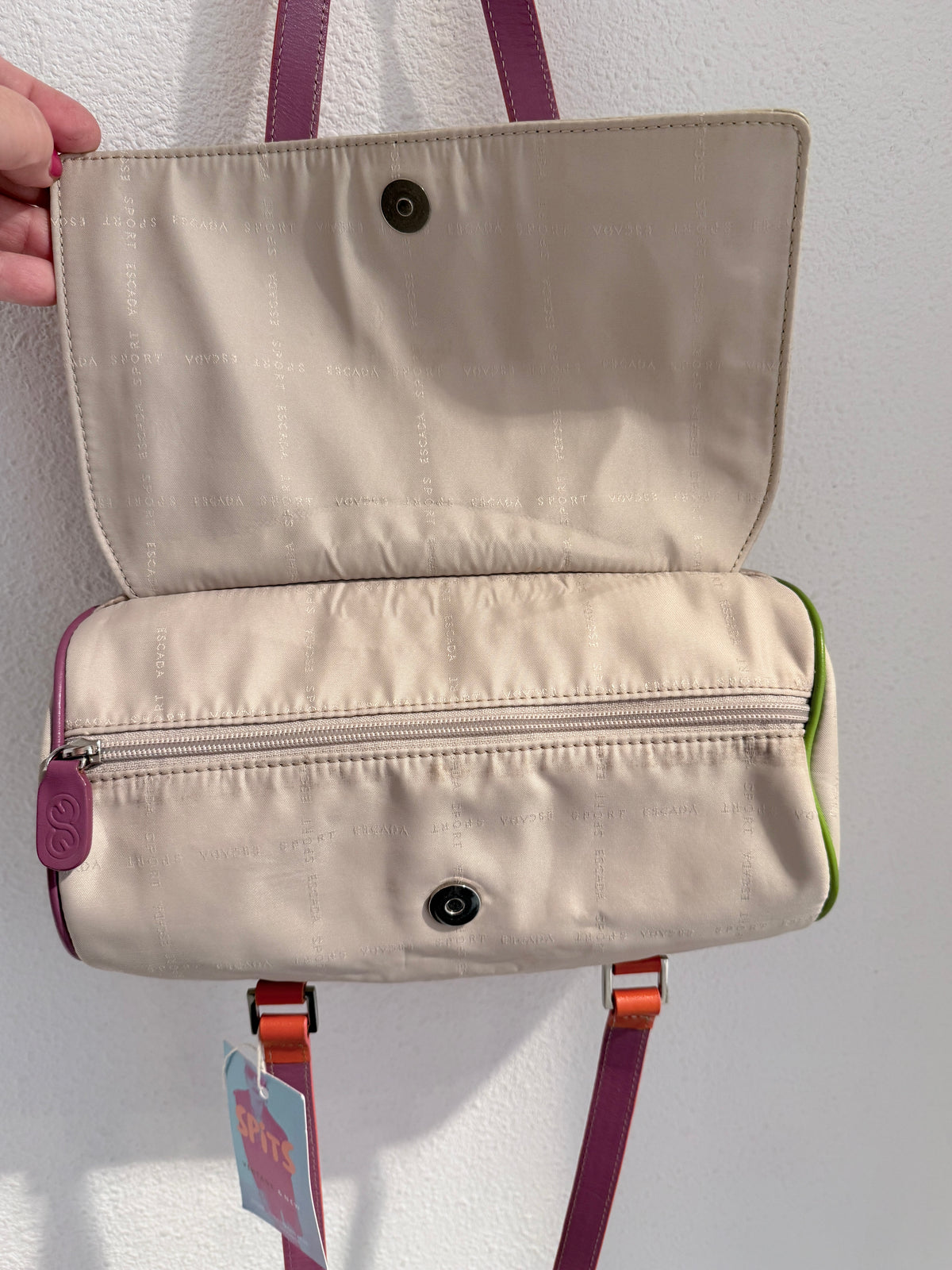 Vintage Y2K Escada Sport Cilindertas / Barrel Bag (Nieuwstaat)
