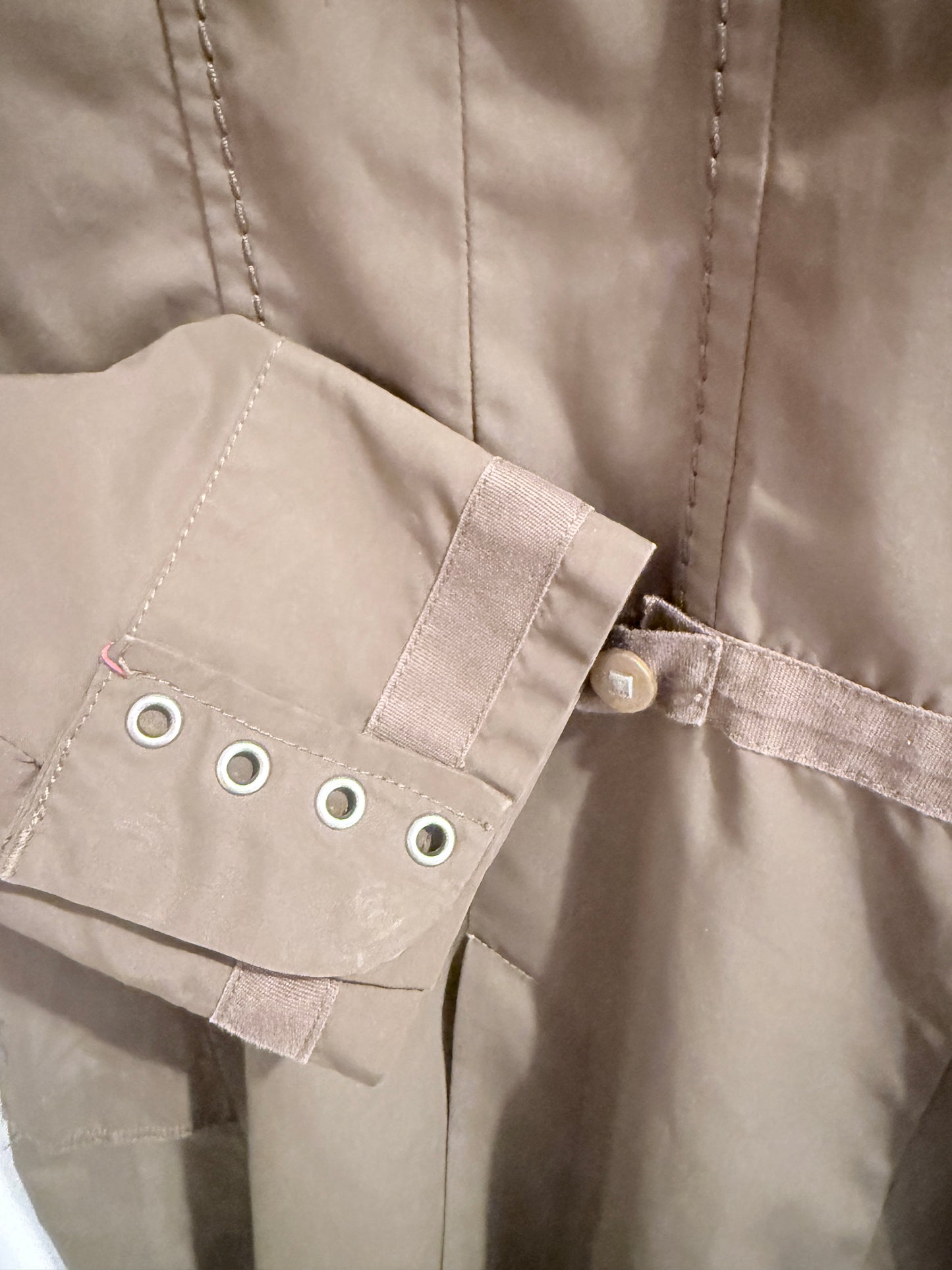 Vintage Girbaud Jas | Taupe | Maat 40 (valt als 36)