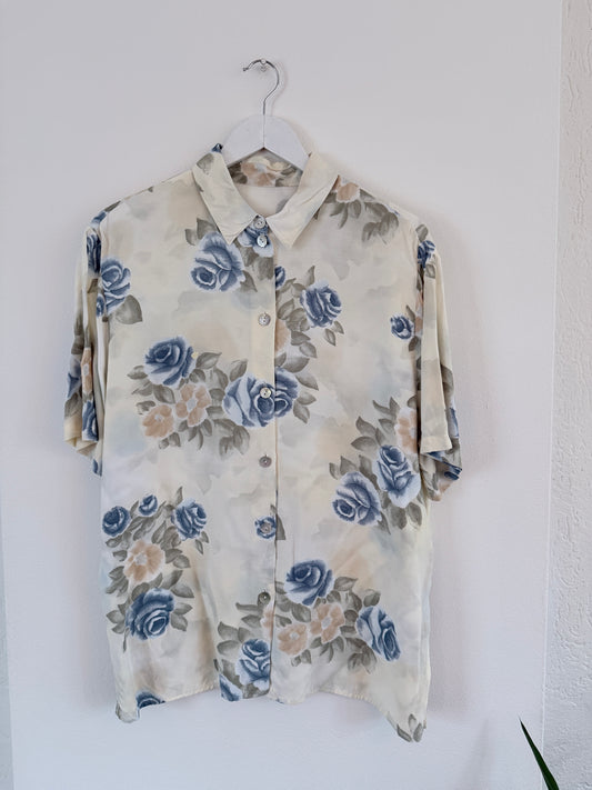 Vintage katoenen blouse