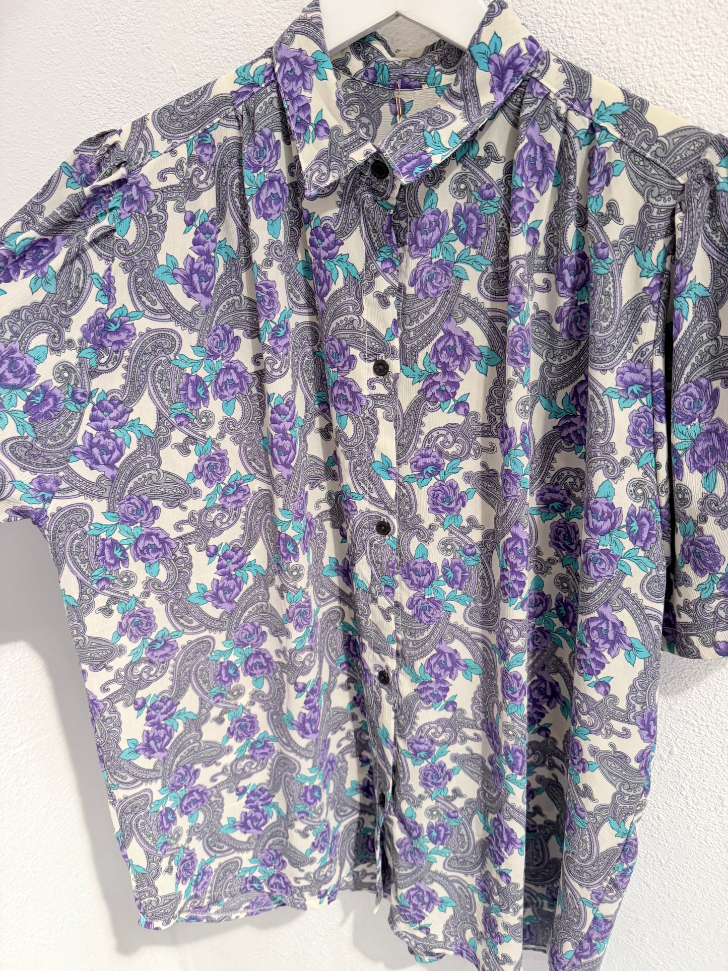 Vintage blouse | Paisley | Maat XL