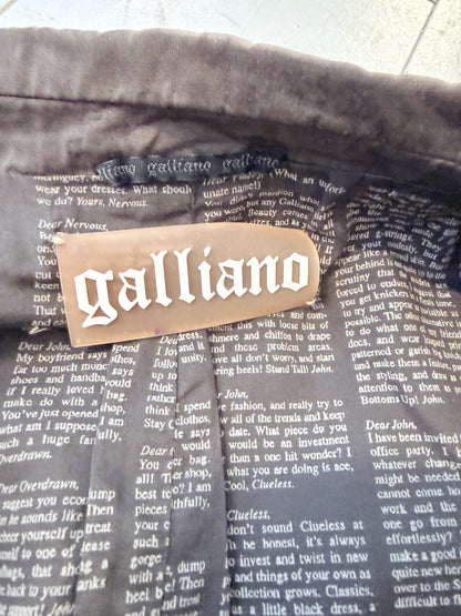 Vintage John Galliano Blazer – Heren | Designer blazer in chocoladebruin