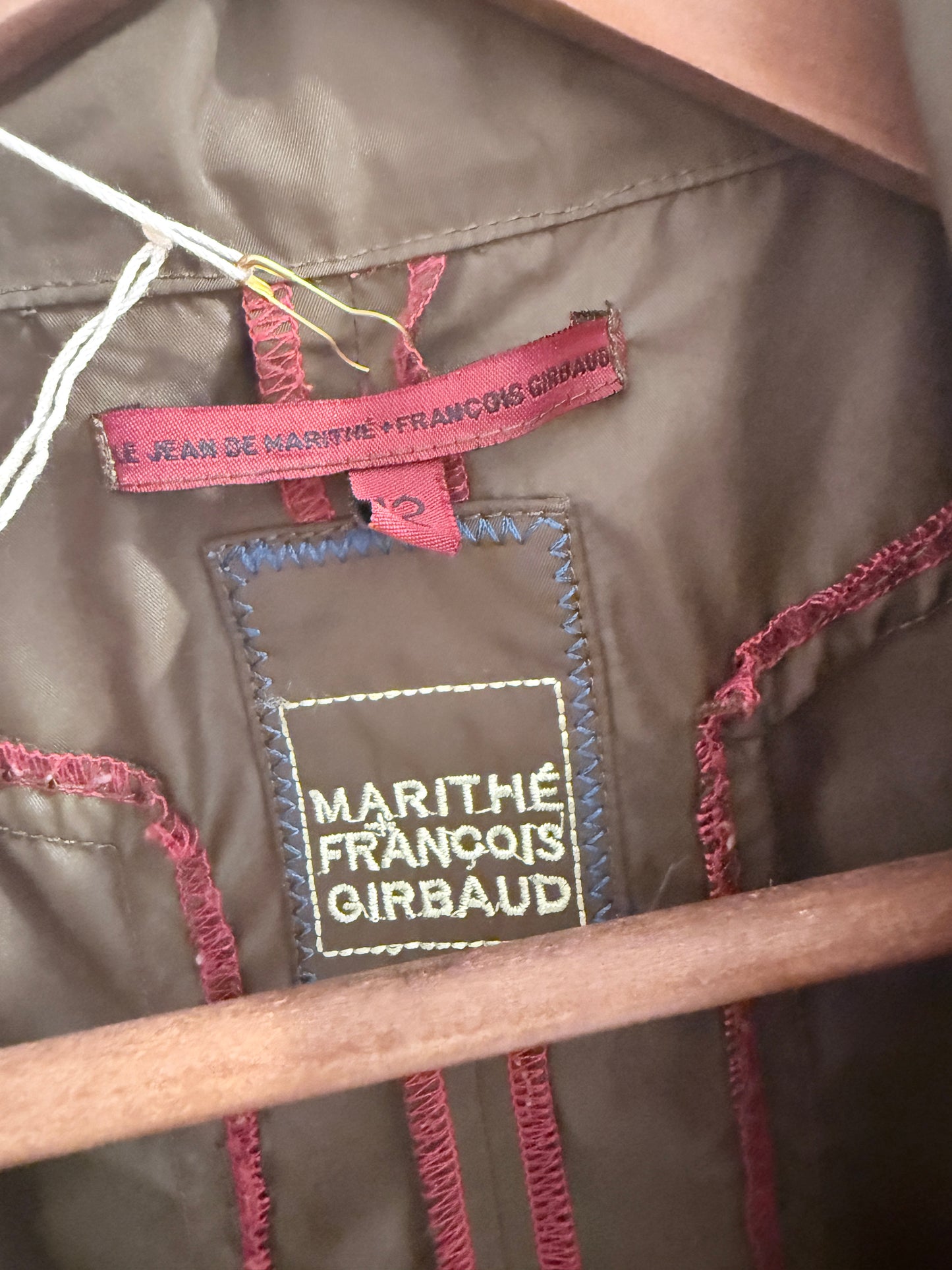 Vintage Girbaud Jas | Taupe | Maat 40 (valt als 36)