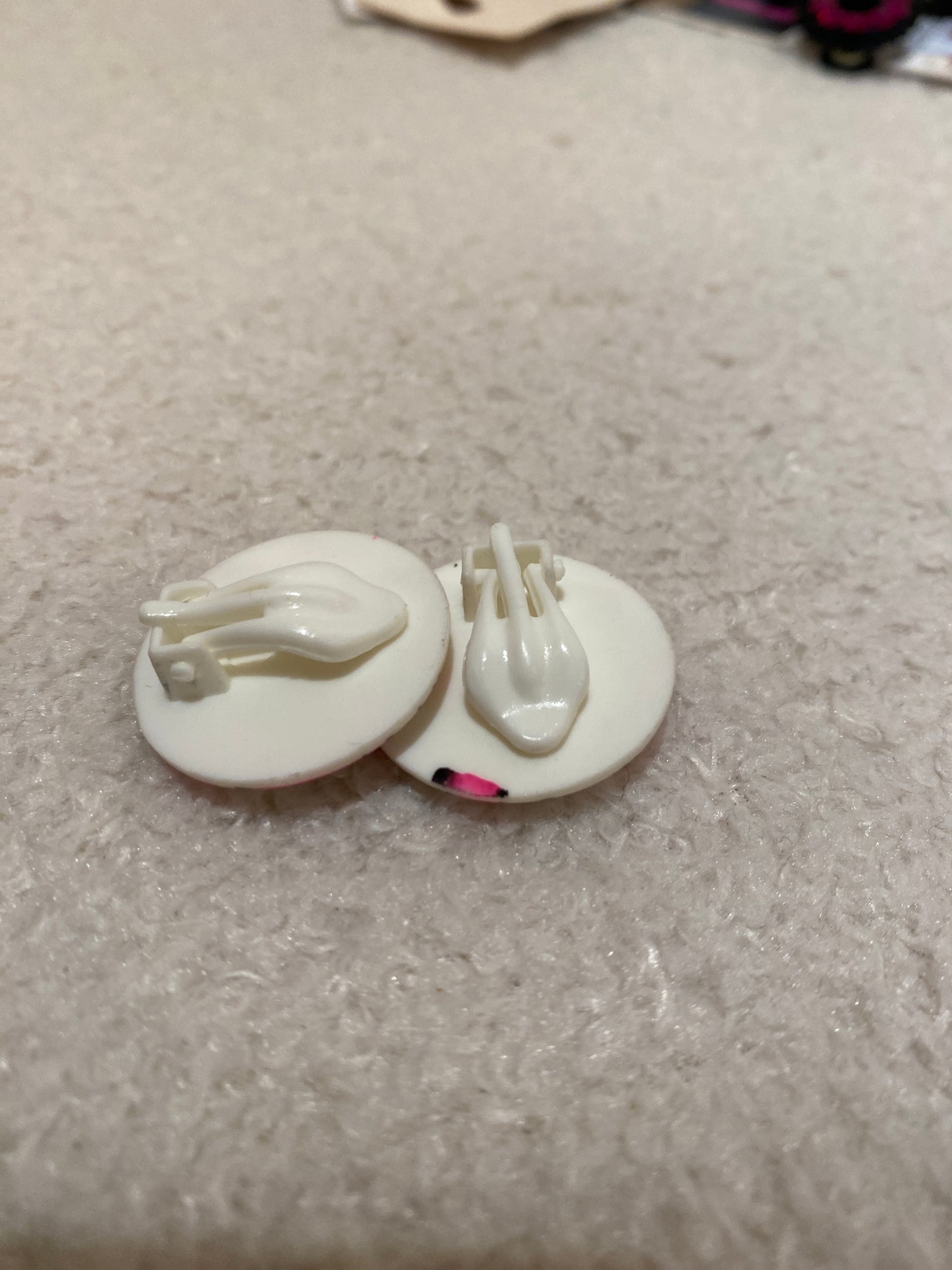 Clip earrings