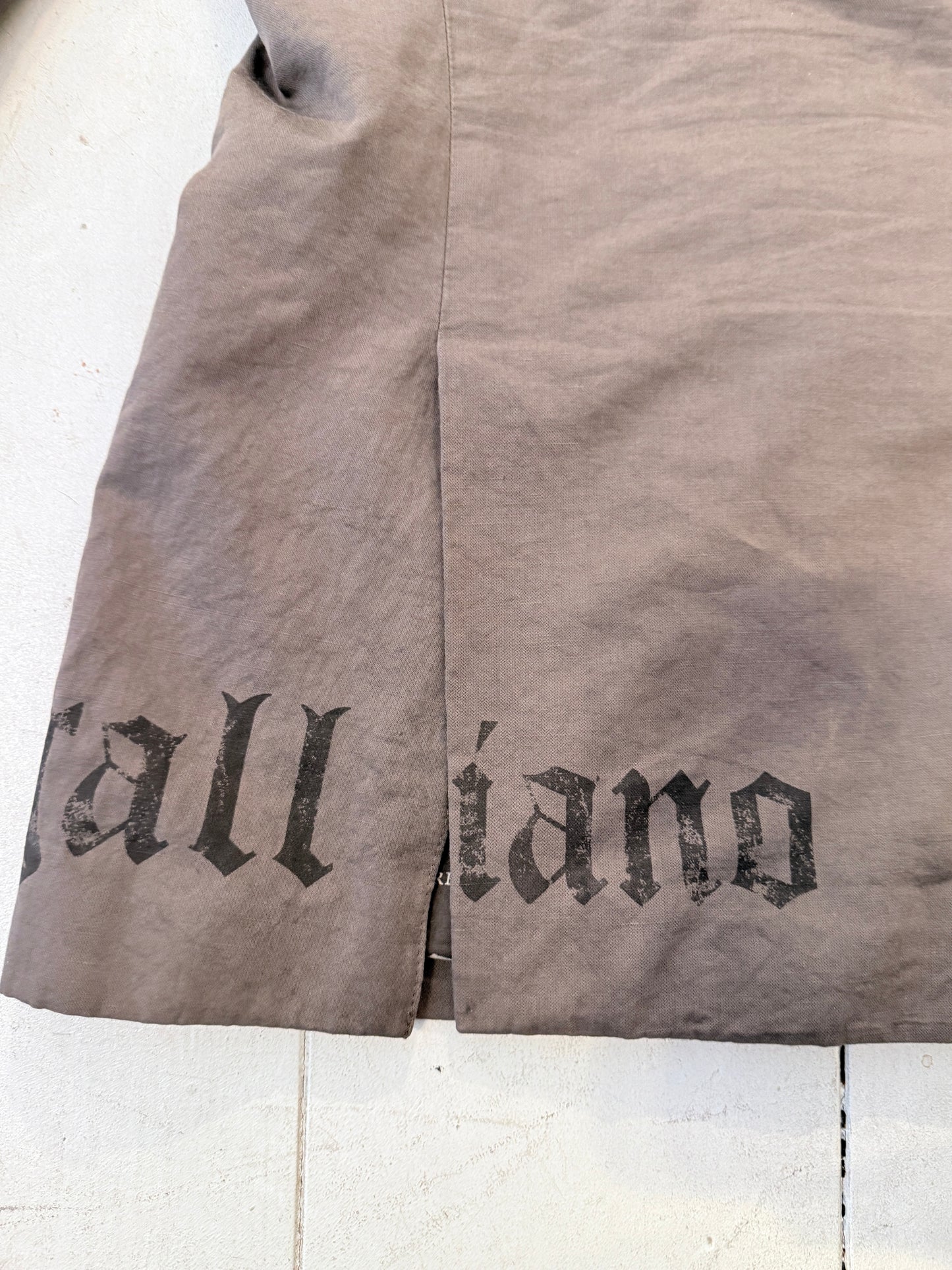 Vintage John Galliano Blazer – Heren | Designer blazer in chocoladebruin
