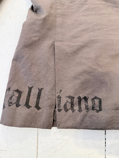 Vintage John Galliano Blazer – Heren | Designer blazer in chocoladebruin