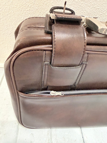 Vintage koffer | Skai leer