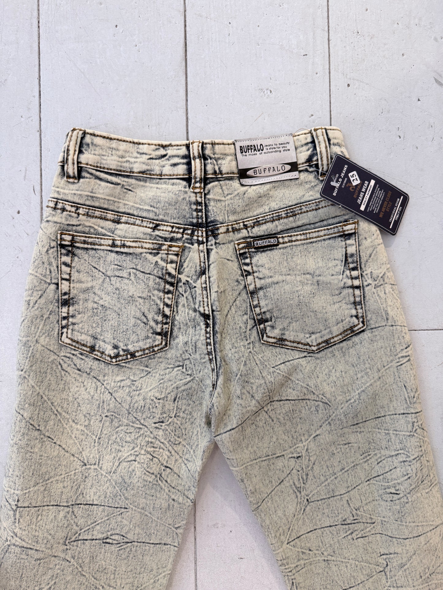 Y2K Buffalo Stonewash acid Flared jeans | W26