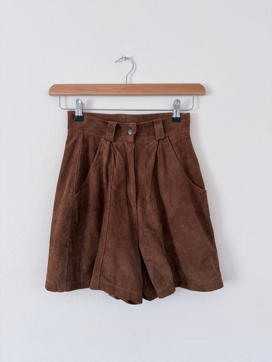 Vintage suède 70s shorts