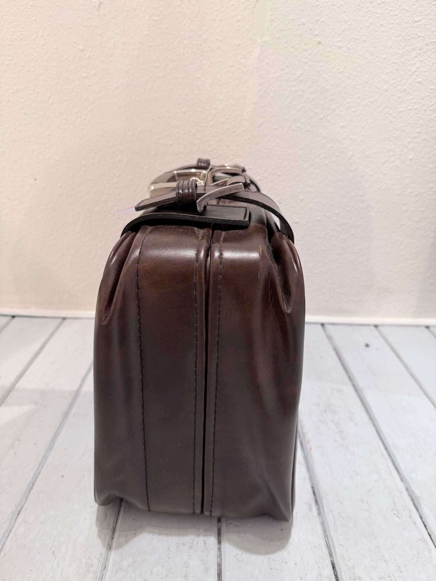 Vintage koffer | Skai leer