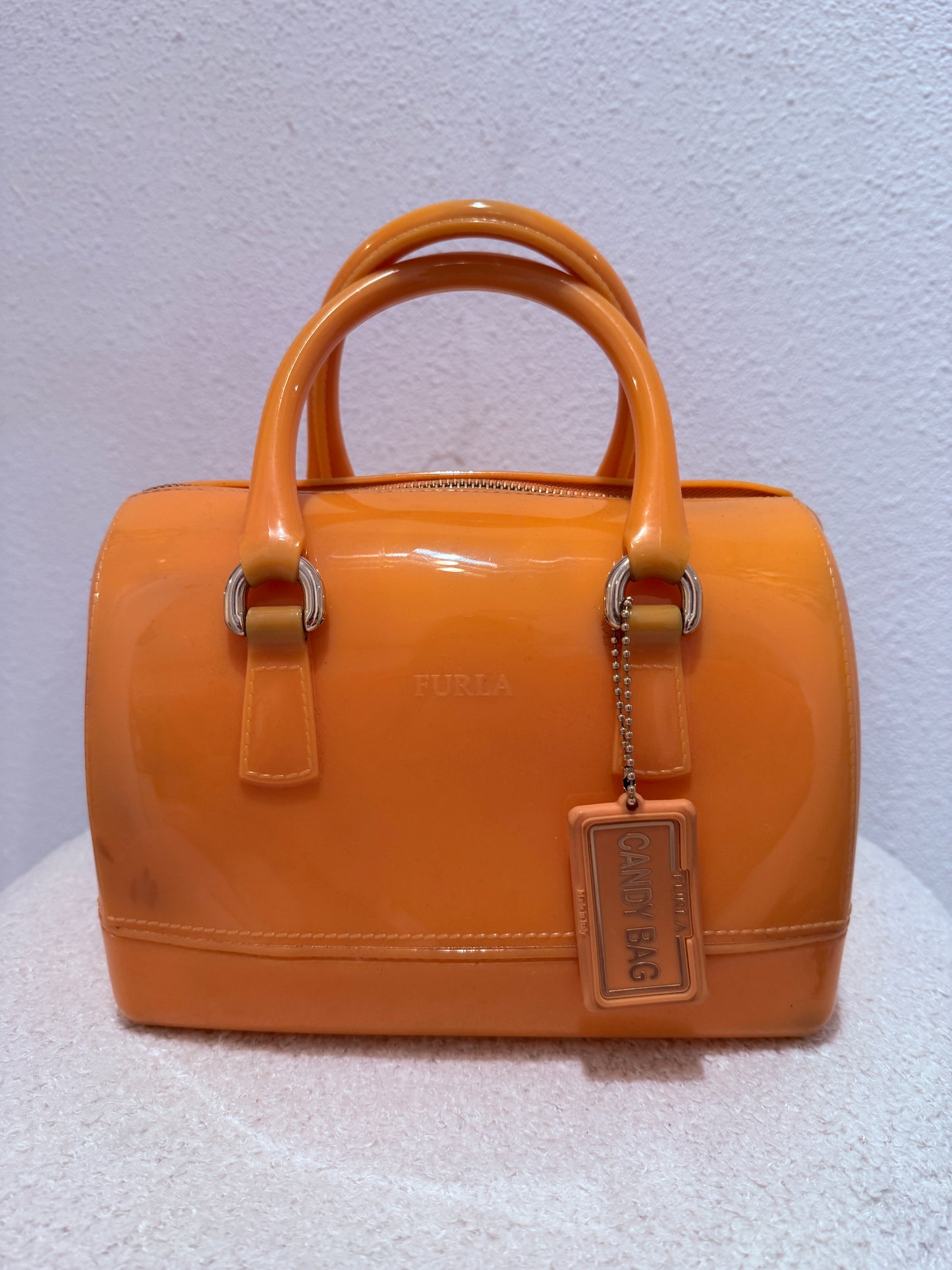 Furla Candy Bag – Oranje Jelly Satchel