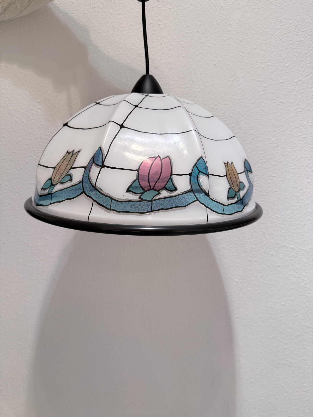 Vintage Tiffany stijl hanglamp | kunststof