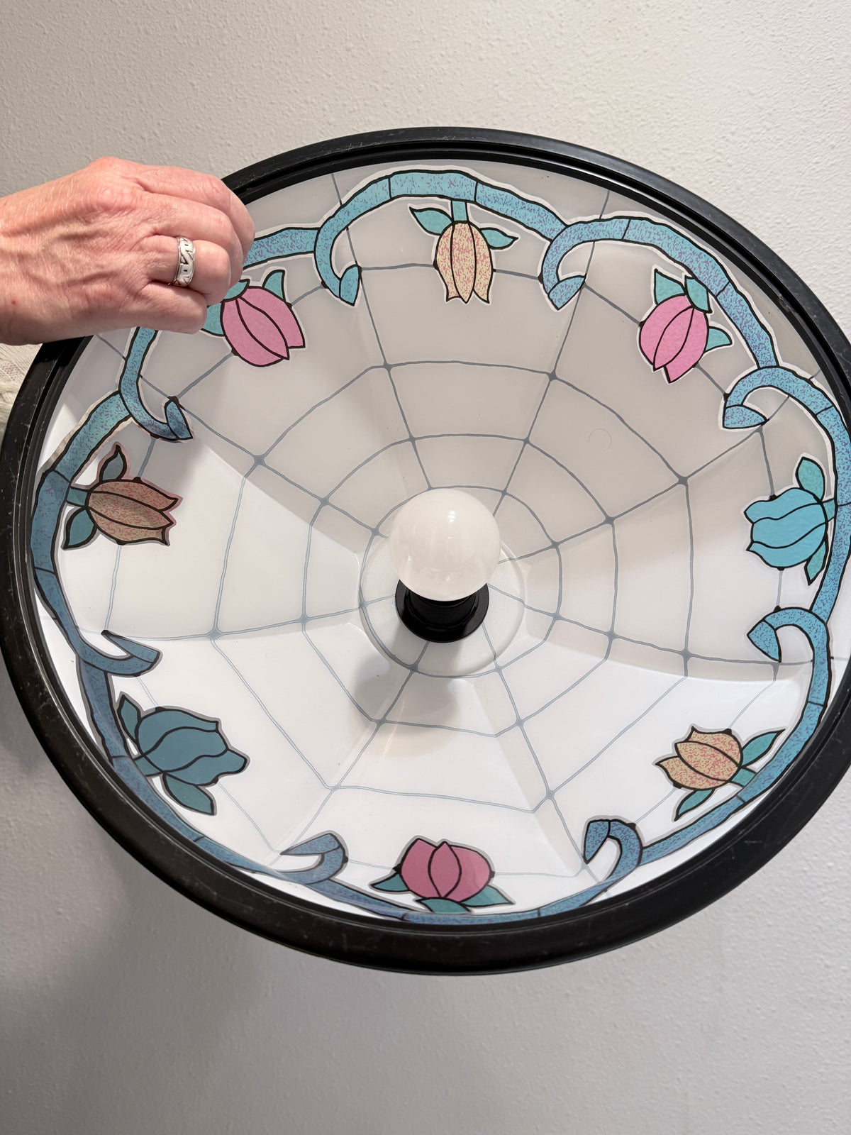 Vintage Tiffany stijl hanglamp | kunststof