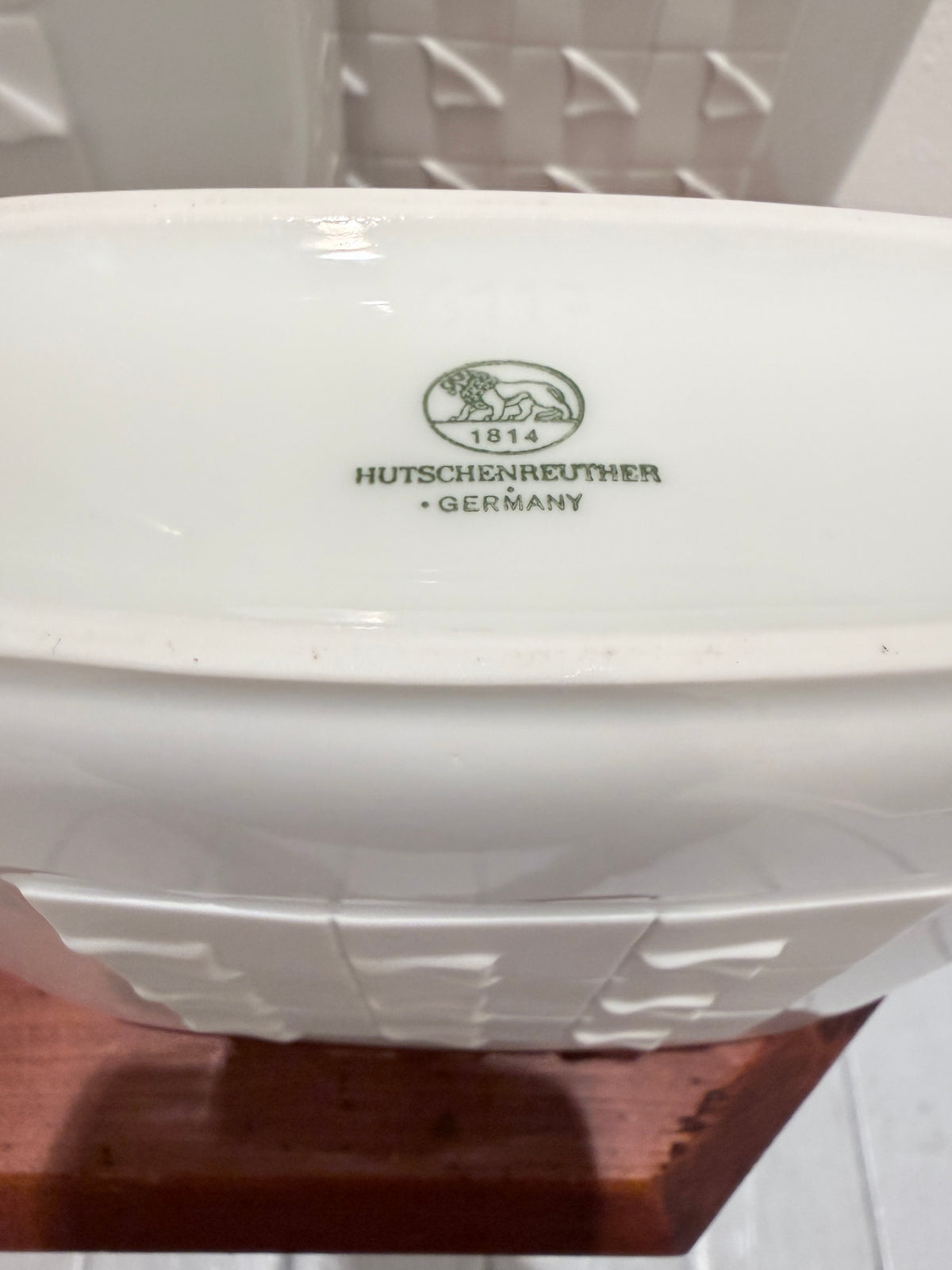 Eye-catching Designervintage: Set van 3 Porseleinen Mid-Century Vazen van Hutschenreuther