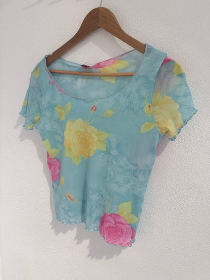 Vintage Y2K see through top | Maat S