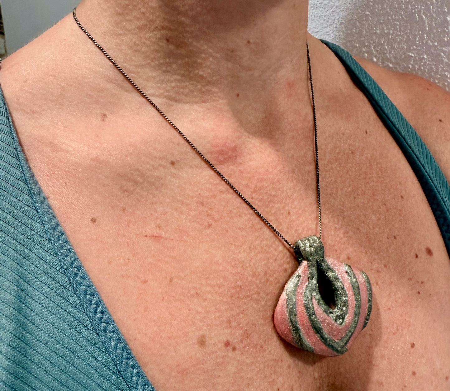 Vintage ketting met amulet