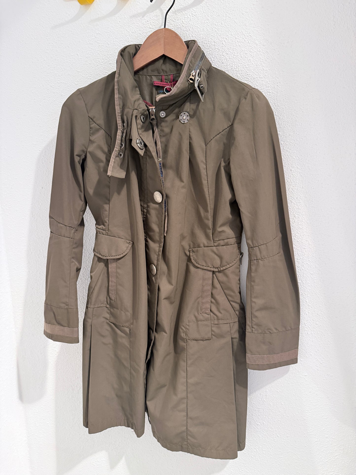 Vintage Girbaud Jas | Taupe | Maat 40 (valt als 36)