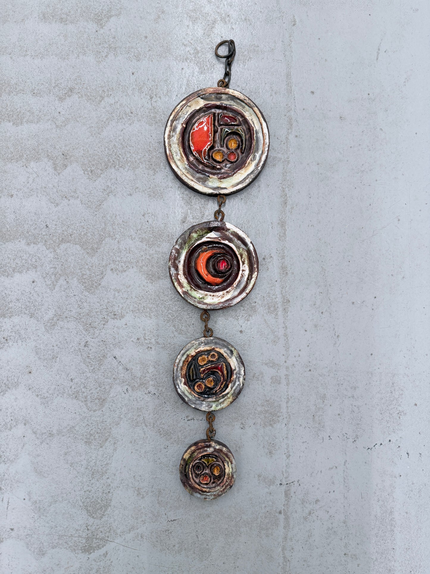 Vintage keramieken wandhanger