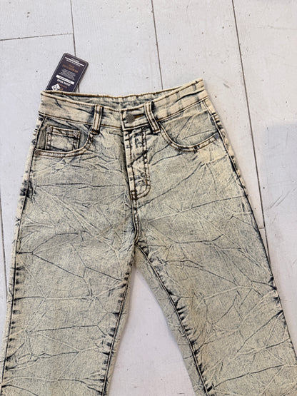 Y2K flared acid jeans