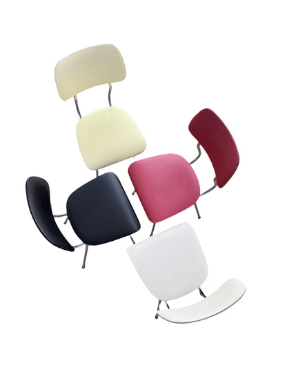 Vintage buisframe stoelen