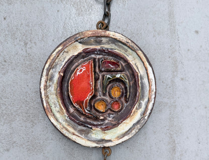 Vintage keramieken wandhanger