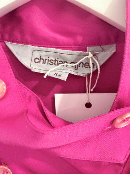 Vintage cyclaamroze blouse
