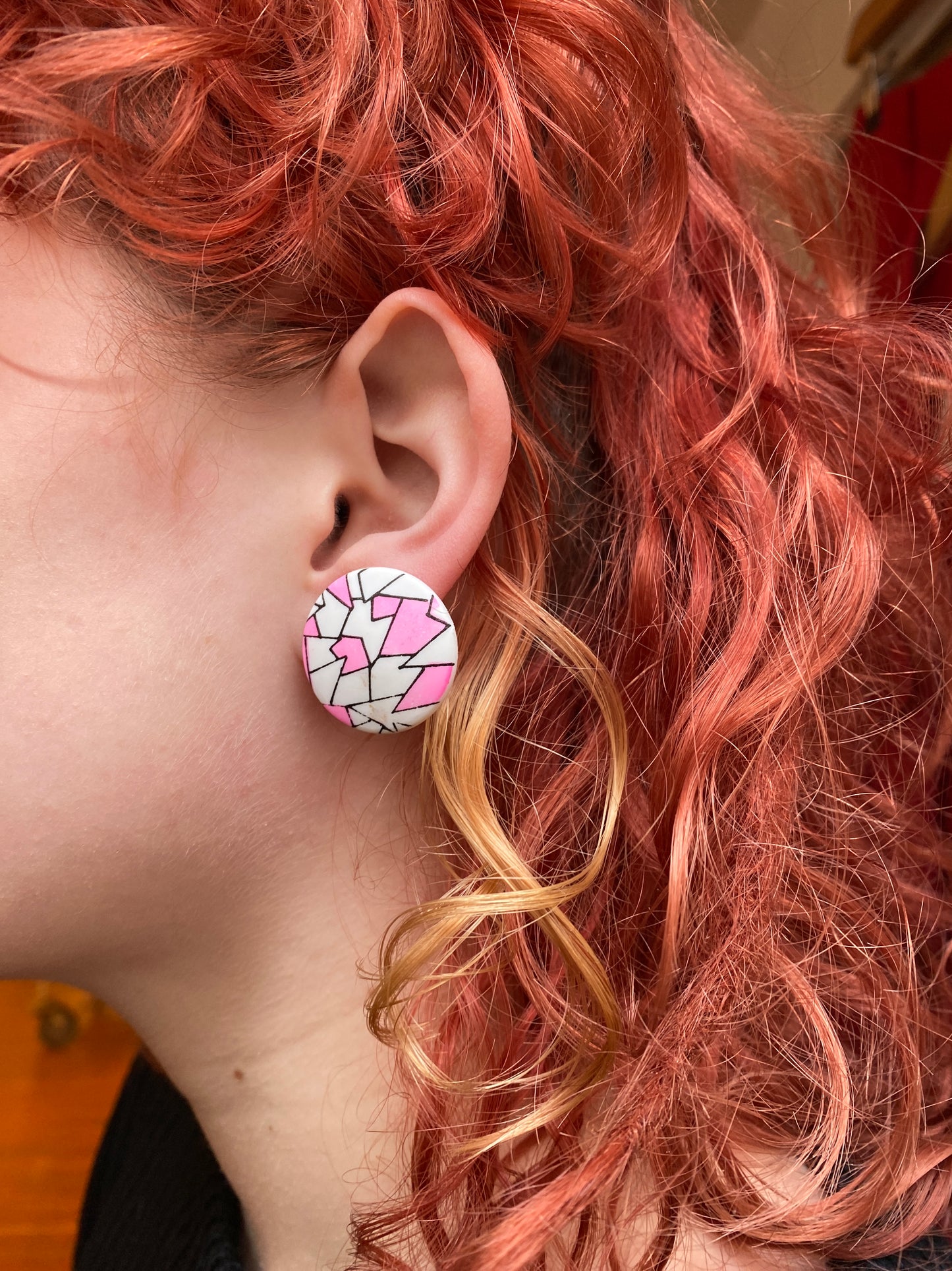 Clip earrings
