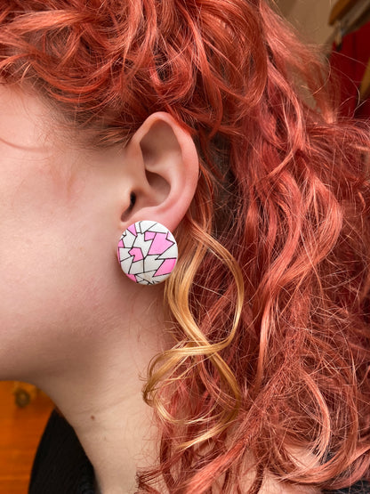 Clip earrings