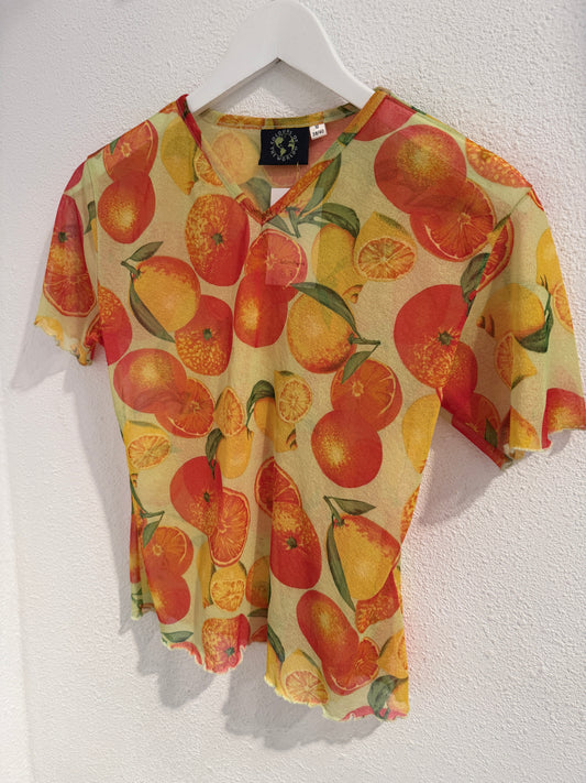 See through top | fruit | Maat 38/40