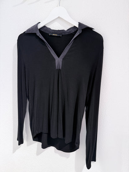 Vintage NATAN Top | Zwart | Tijdloze Designer Basic