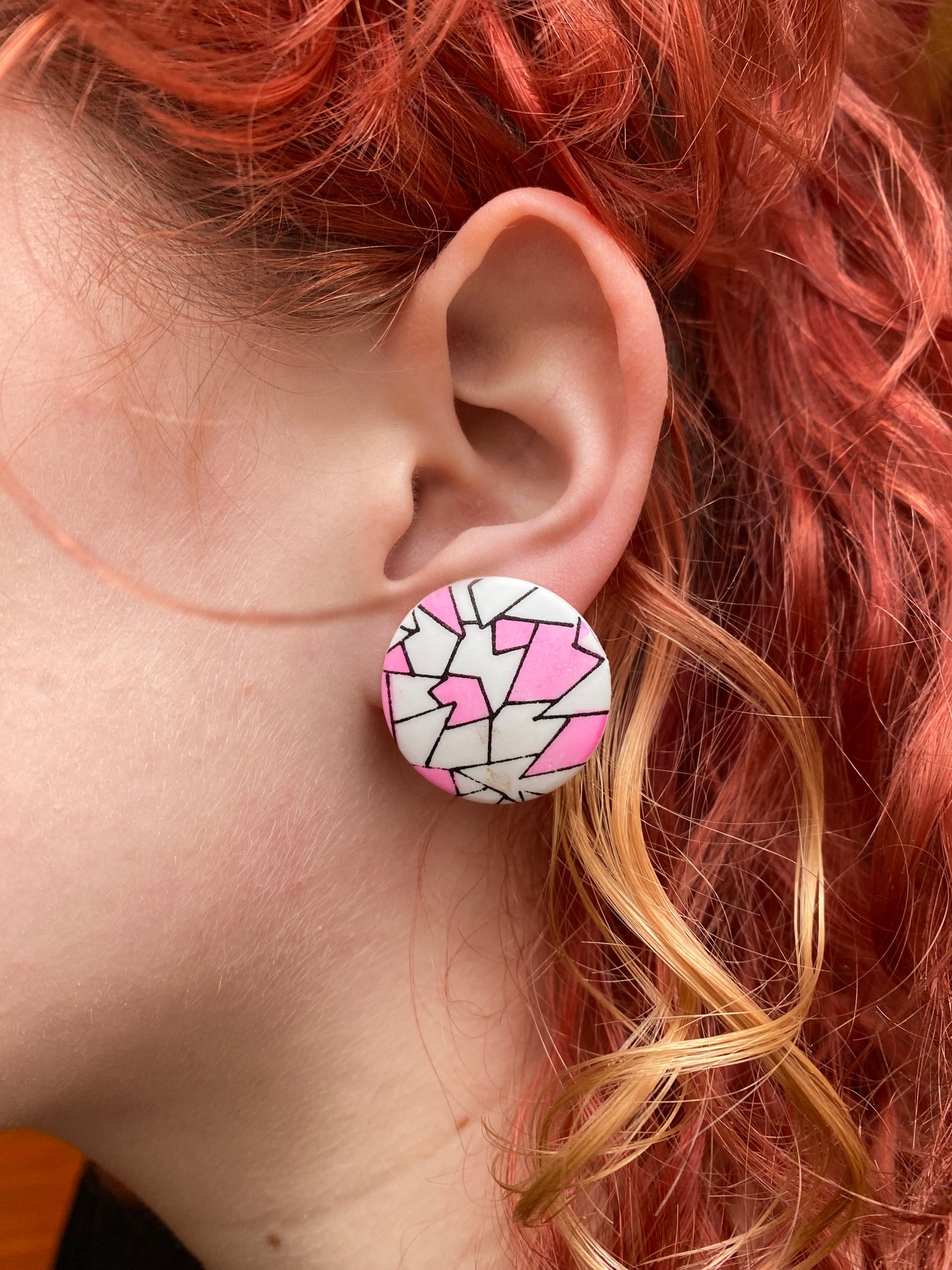 Clip earrings