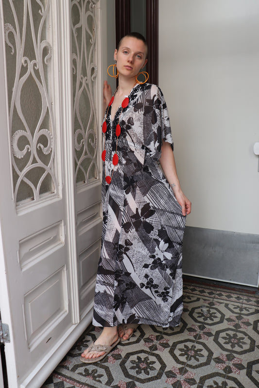 Oscar de La Renta kaftan dress