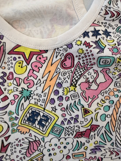 Y2K tanktop | Popart | Maat M
