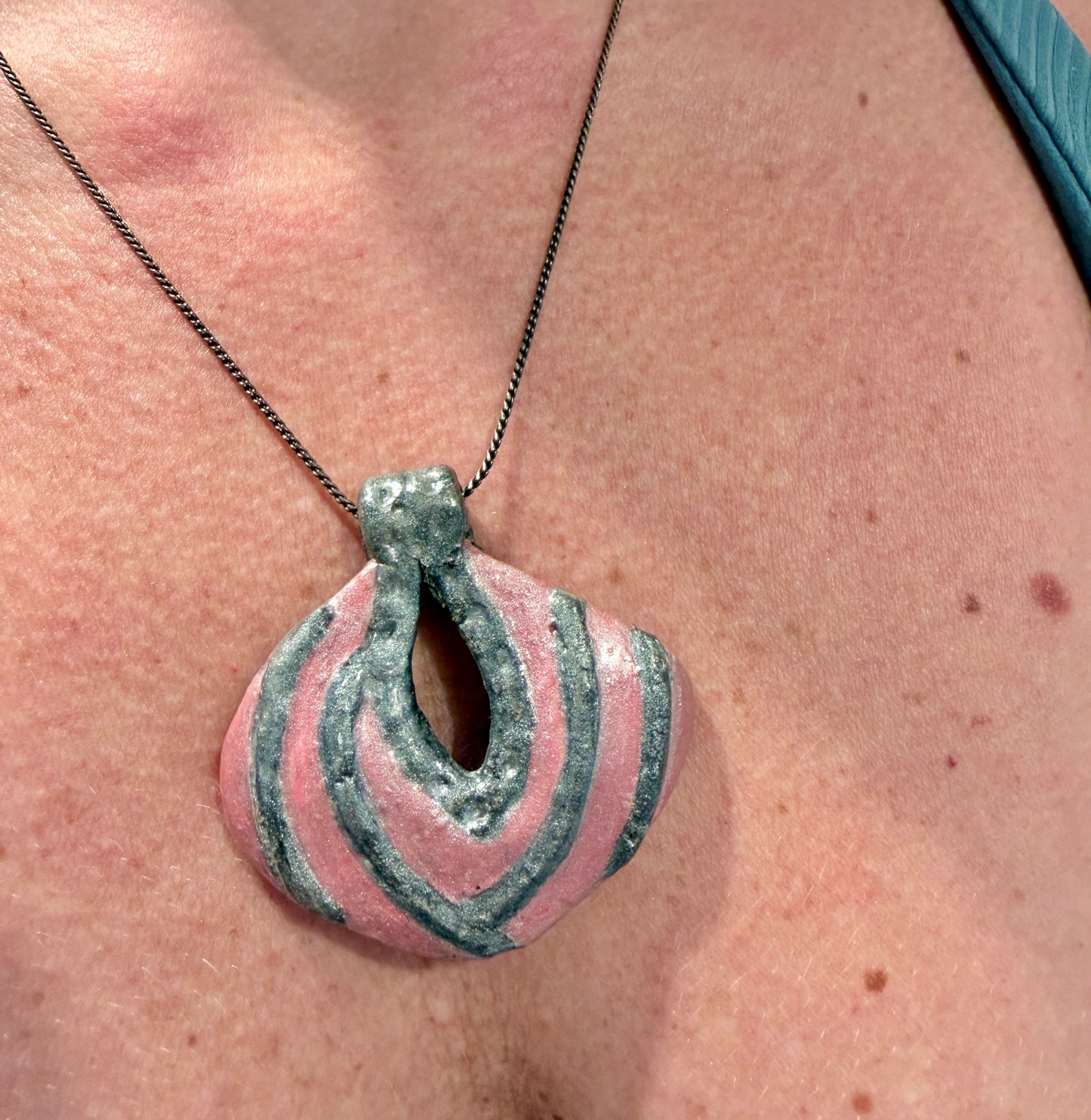Vintage ketting met amulet