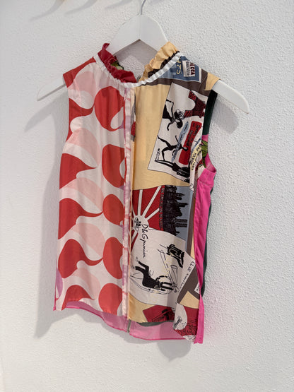 Vintage Dolce & Gabbana Junior zijden Top