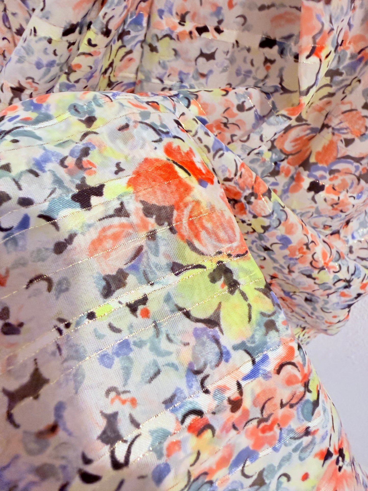 Vintage rok met plooitjes - Maat 38