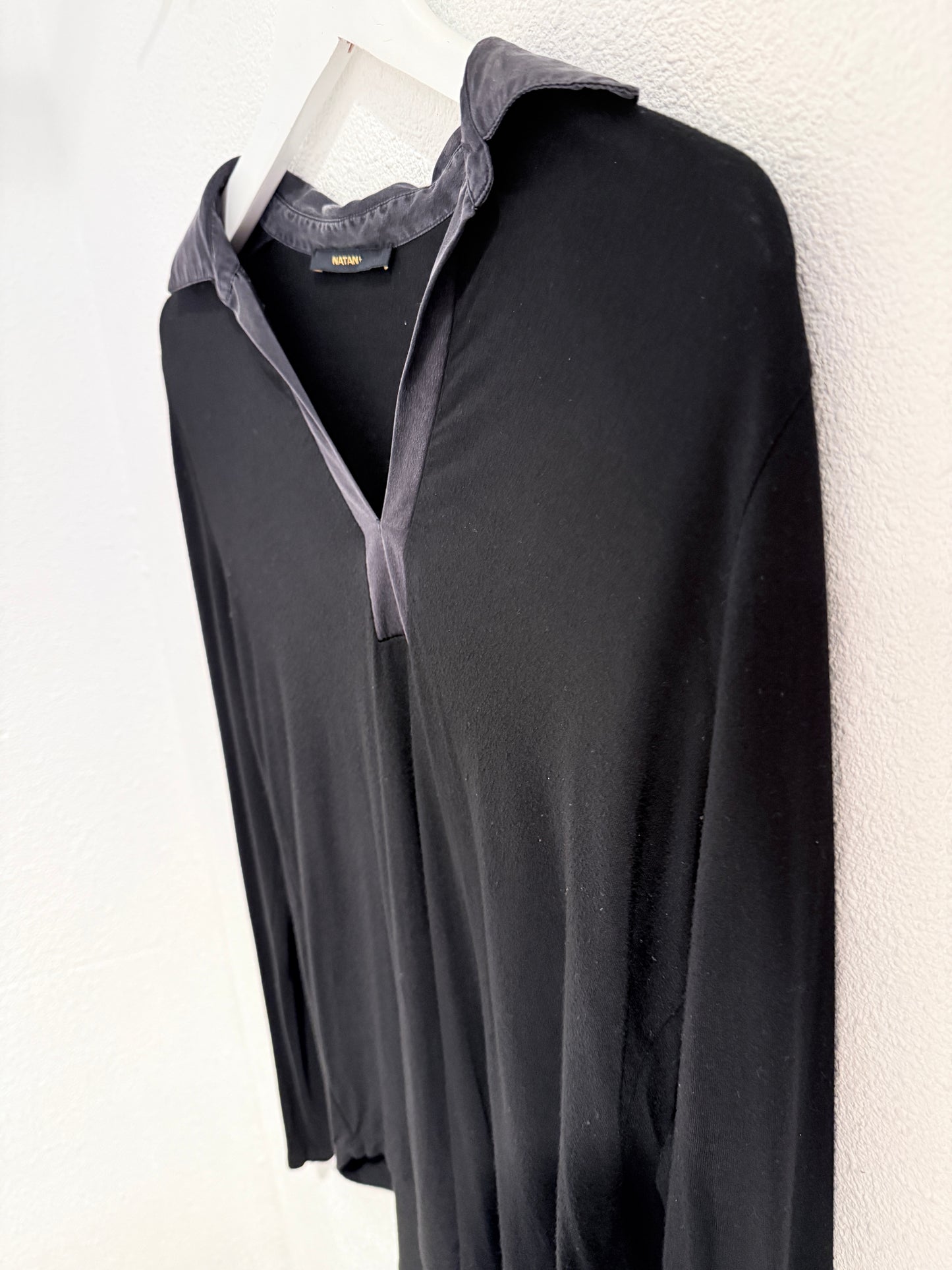 Vintage NATAN Top | Zwart | Tijdloze Designer Basic