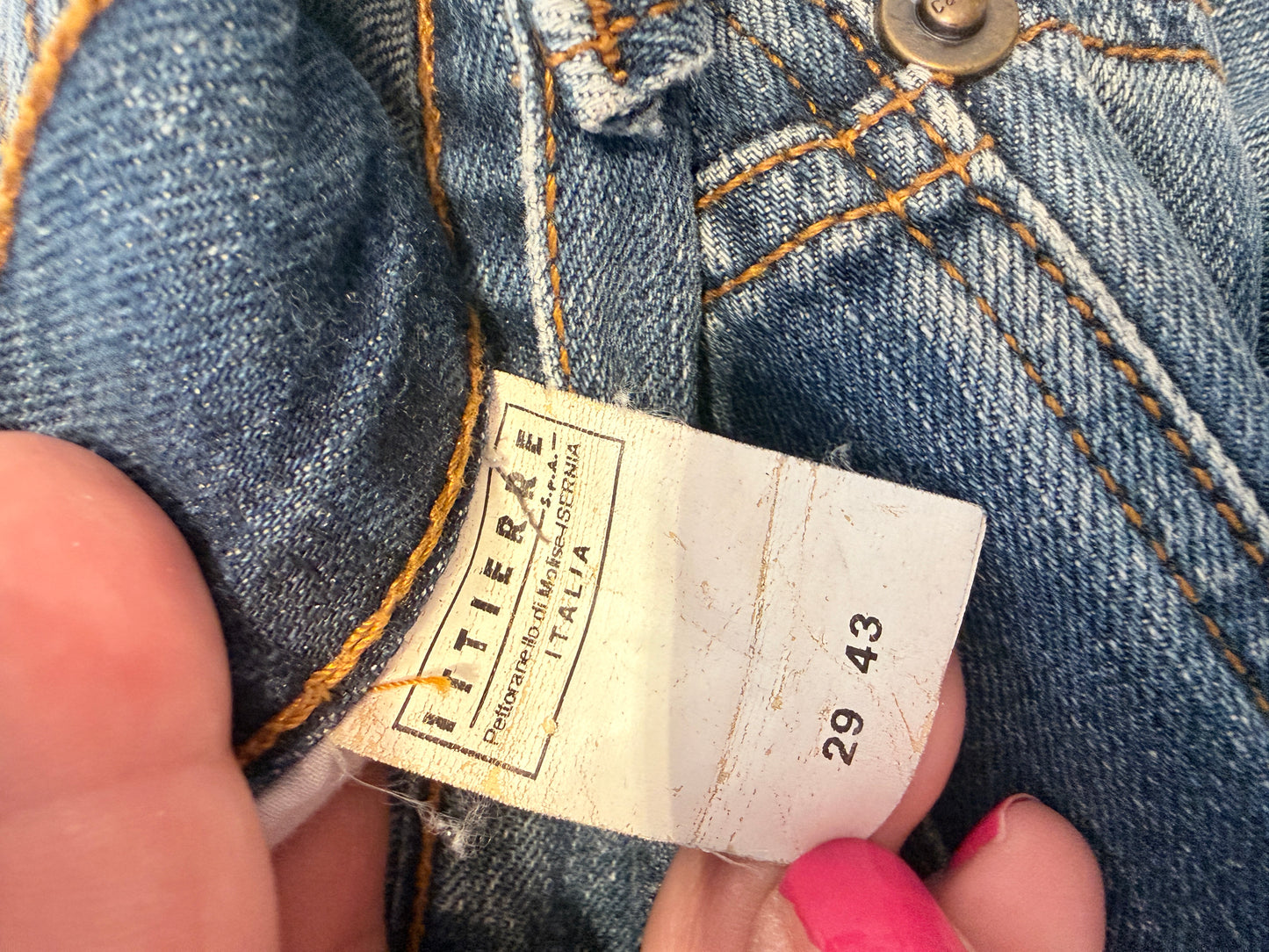Vintage Just Cavalli Y2K Jeans – Designer Denim met Gevlochten Details