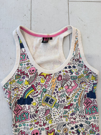 Y2K tanktop | Popart | Maat M